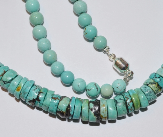 TURQUOISE BEAD NECKLACE